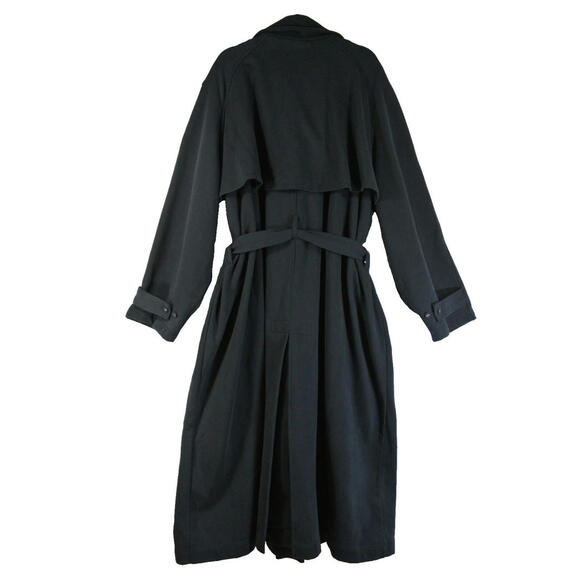 NEW, SKIMS Fleece Trench Coat in Onxy Black Size 3X #C4695 - Picture 11 of 14